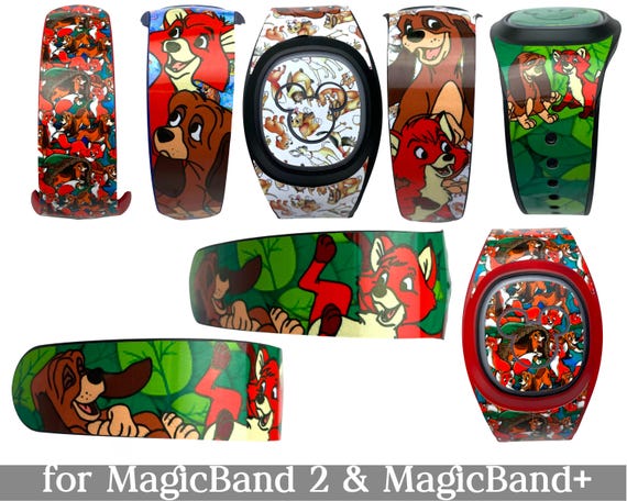 The Fox and the Hound Skin for Magicband 2.0 or Magicband+ | Magic