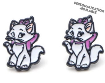 Marie Earrings | Disney Earrings | Marie Aristocats Earrings | Kitten Earrings | Marie Disney Jewelry | Aristocats Jewelry | Fish Extender