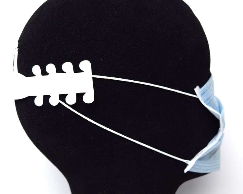 Jack Skellington Face Mask Ear Saver Plastic Mask Extender Etsy