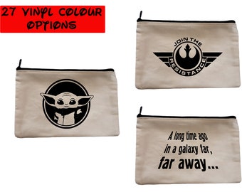 Custom Star Wars Zipper Bag | Disney Zipper Pouch