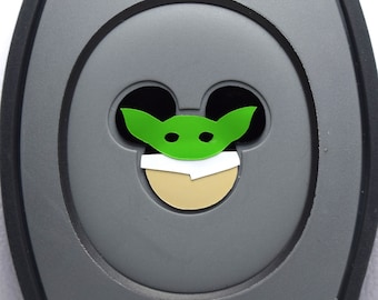 Baby Yoda Decal for MagicBand 2 or MagicBand+ | Grogu Magic Band Decal | The Child Magic Band | Star Wars Sticker Disney World | Mandalorian