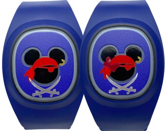 Pirate Swords Mickey & Minnie Decals for MagicBand 2 or MagicBand+ | Magic Band Decal | Vinyl Sticker | Custom Decoration Disney World Trip