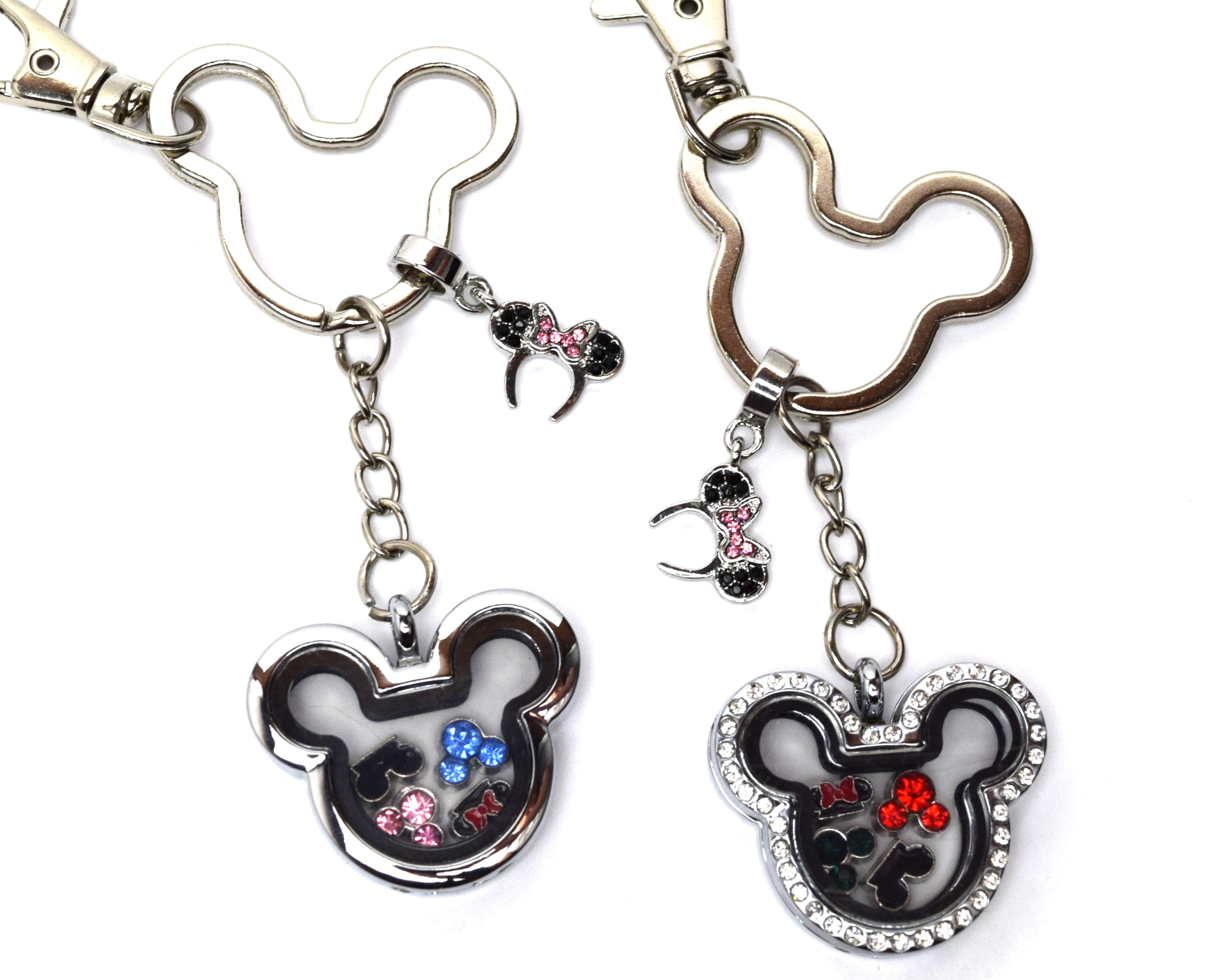 Mickey Mouse head keychains-Disney lover Disneyland-personalize bag charm