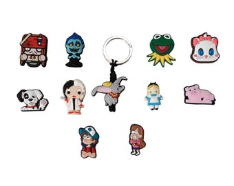 Disney Zipper Pulls, Keychains, Bag Tags