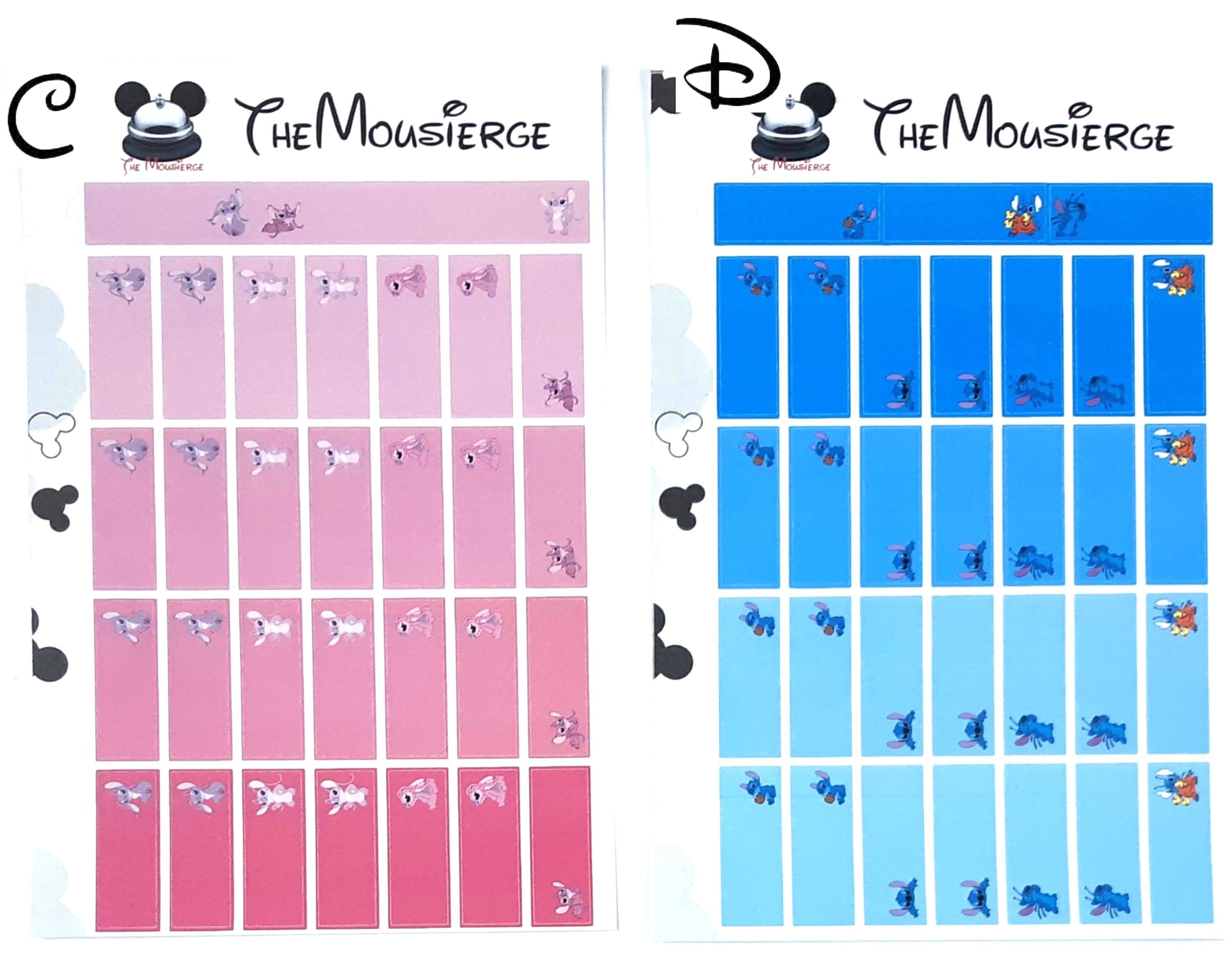 Lilo and Stitch Planner Stickers 2 Disney Erin Condren For