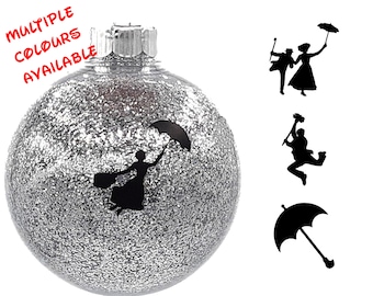 Mary Poppins Christmas Tree Disc or Ball Ornament