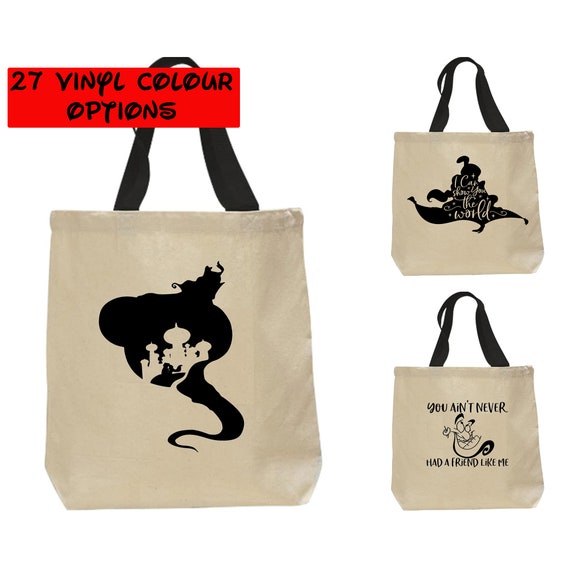 Custom Aladdin Tote Bag Disney Canvas Tote Bag Etsy