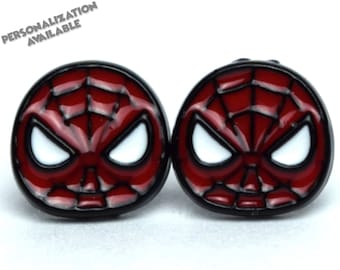 Avengers Spider-Man Earrings | Spider-Man Avengers Earrings | Avengers Jewelry | Disney Earrings | Disney Jewelry | Avengers Gift Spider-Man
