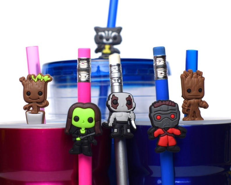 Guardians of the Galaxy Straw Buddies Baby Groot Buddy Etsy