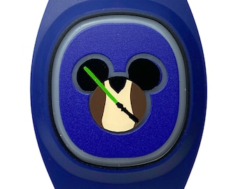 Qui Gon Jinn Decal for MagicBand 2 or MagicBand+ | Magic Band Decal | Star Wars Vinyl Sticker for Mickey | Decoration for Disney World Trip