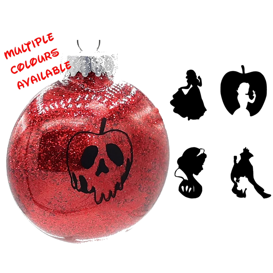 Snow White Christmas Tree Disc or Ball Ornament Etsy