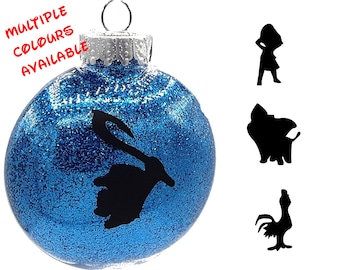 Moana Christmas Tree Disc or Ball Ornament