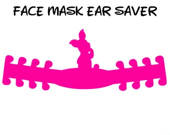 Piglet Face Mask Ear Saver | Winnie the Pooh | Ready to Ship