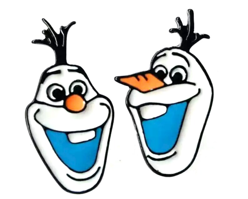 Disney Earrings Frozen Gift Olaf Earrings Disney Jewelry Olaf Gift Frozen Jewelry Disney Gift Olaf Jewelry Frozen Earrings
