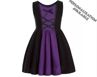 Child Maleficent or Evil Queen Dress | Villain Costume | Disney World Vacation Outfit | Disneyland Cosplay | Halloween Dress Up Clothes