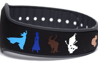 Frozen MagicBand 2.0 Decals | Elsa Olaf Magic Band Decal | Disney World Trip Vinyl Sticker