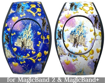 Cinderella Castle Skin for MagicBand 2.0 or MagicBand+ | Partners Statue Magic Band Decal | Disney Trip | Fits Child & Adult Magic Band