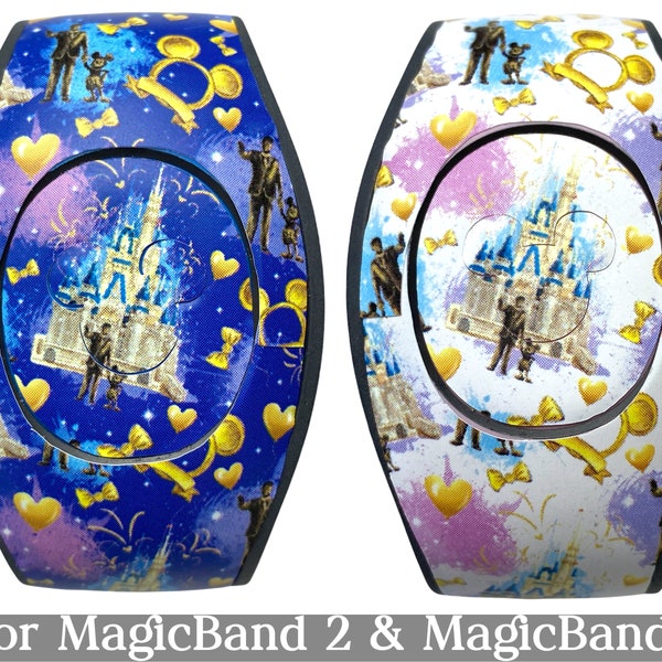 Cinderella Castle Skin for MagicBand 2.0 or MagicBand+ | Partners Statue Magic Band Decal | Disney Trip | Fits Child & Adult Magic Band