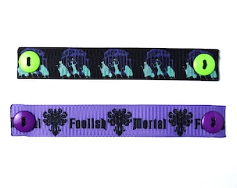 2 Haunted Mansion Face Mask Ear Savers | Ready to Ship!