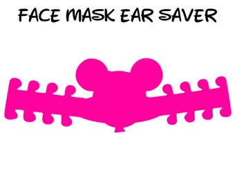 Mickey Balloon Face Mask Ear Saver | Ready to Ship!