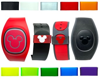 Mickey Mouse MagicBand Locks for MagicBand 2.0, MagicBand+ and DisneyBand+ | Adult and Child Bands | Disney World, Disneyland, Disney Cruise