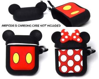 Mickey or Minnie Mouse AirPods Case Cover | AirPods & Charging Case NOT Included