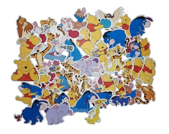 13 Stickers Pour Vitre Winnie L'ourson Disney Et Ses Amis à Prix