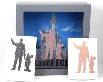 Disney Decal | Partners Statue Sticker | Mickey Mouse Decal | Walt Disney Decal | Mickey Sticker | Mickey Mouse Sticker | Walt & Mickey