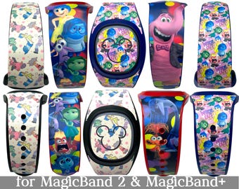 Inside Out Skin for MagicBand 2.0 or MagicBand+ | Magic Band Decal | Disney World Trip | Fits Child & Adult Magic Band | Disneyland, Cruise