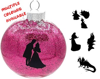 Sleeping Beauty Christmas Tree Disc or Ball Ornament