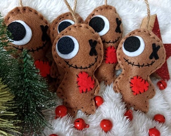 Christmas cat toy, Catnip toy, Gingerbread, Zombie, catnip, cat toys, gifts for cats, cat toys UK, interactive, cat gift, hand-made,