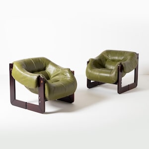 Percival Lafer MP97 Lounge Chairs Brazil 1970s