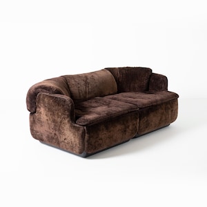 Alberto Rosselli Sofa Two Seater for Saporiti &#39;Confidential&#39;, Italy, 1970s