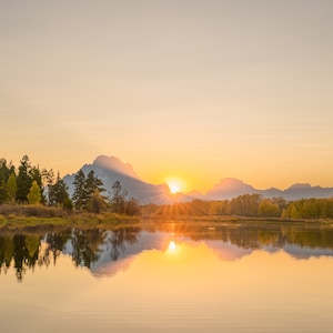 Grand Tetons, druckbare Wandkunst, Herbstfarben, Nationalparks, Oxbow Bend, Grand Teton Nationalpark, Fluss, Wald, Berge, Angeln