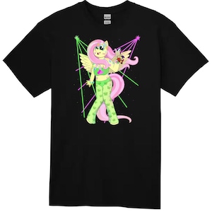 Rave Fluttershy MLP Unisex T-Shirt