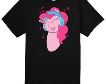 Pinkie Pie With Headphones Unisex T-Shirt