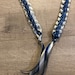 Customized Choose Your Colors Satin Ribbon Graduation Open Lei with Kraft Tag of Graduate's Name 