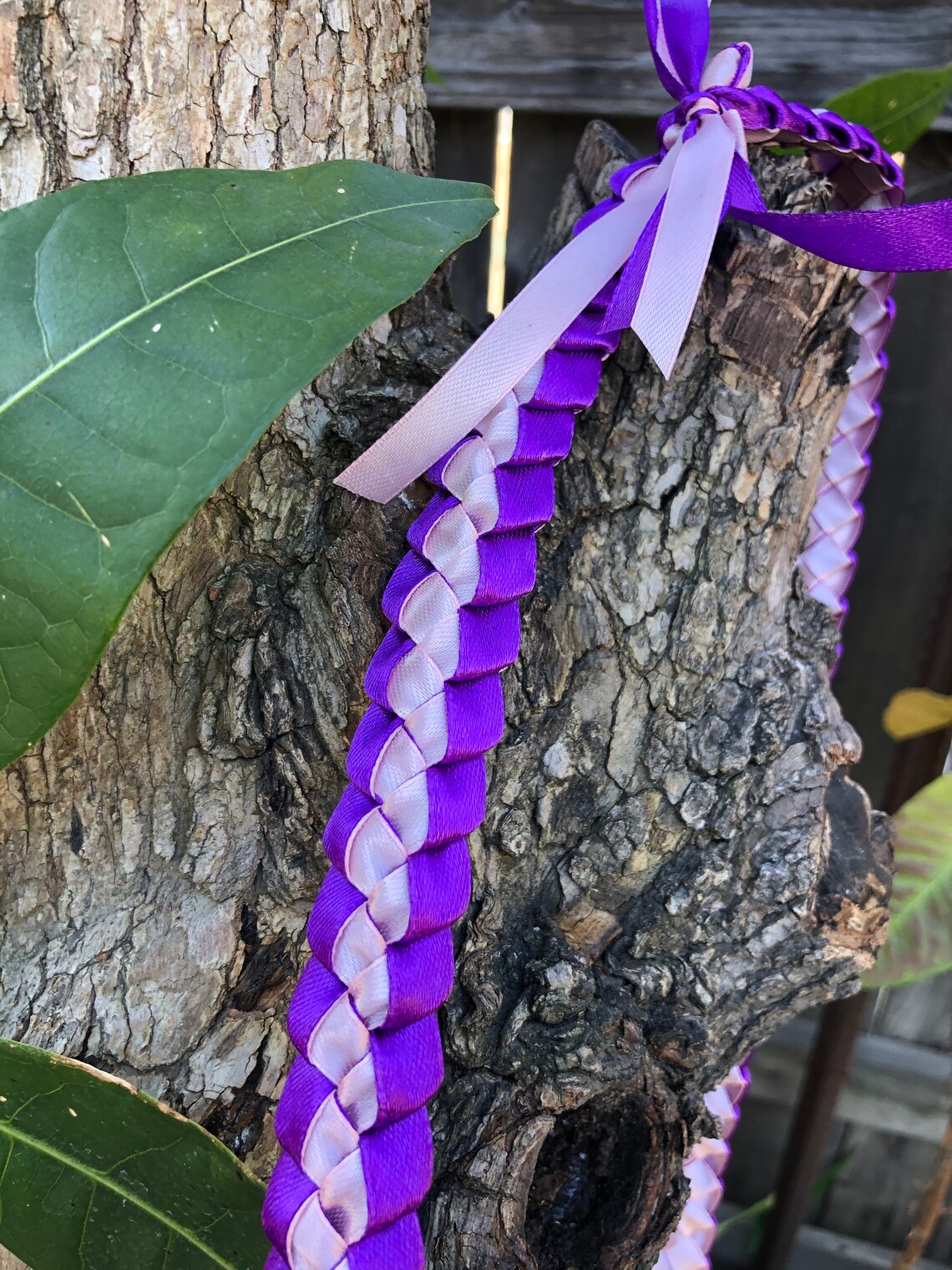 Graduation Lei Customized Choose Your Colors Satin Ribbon Etsy