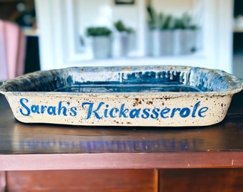 Personalized Stoneware Casserole Dish, 9x13  - Free Shipping