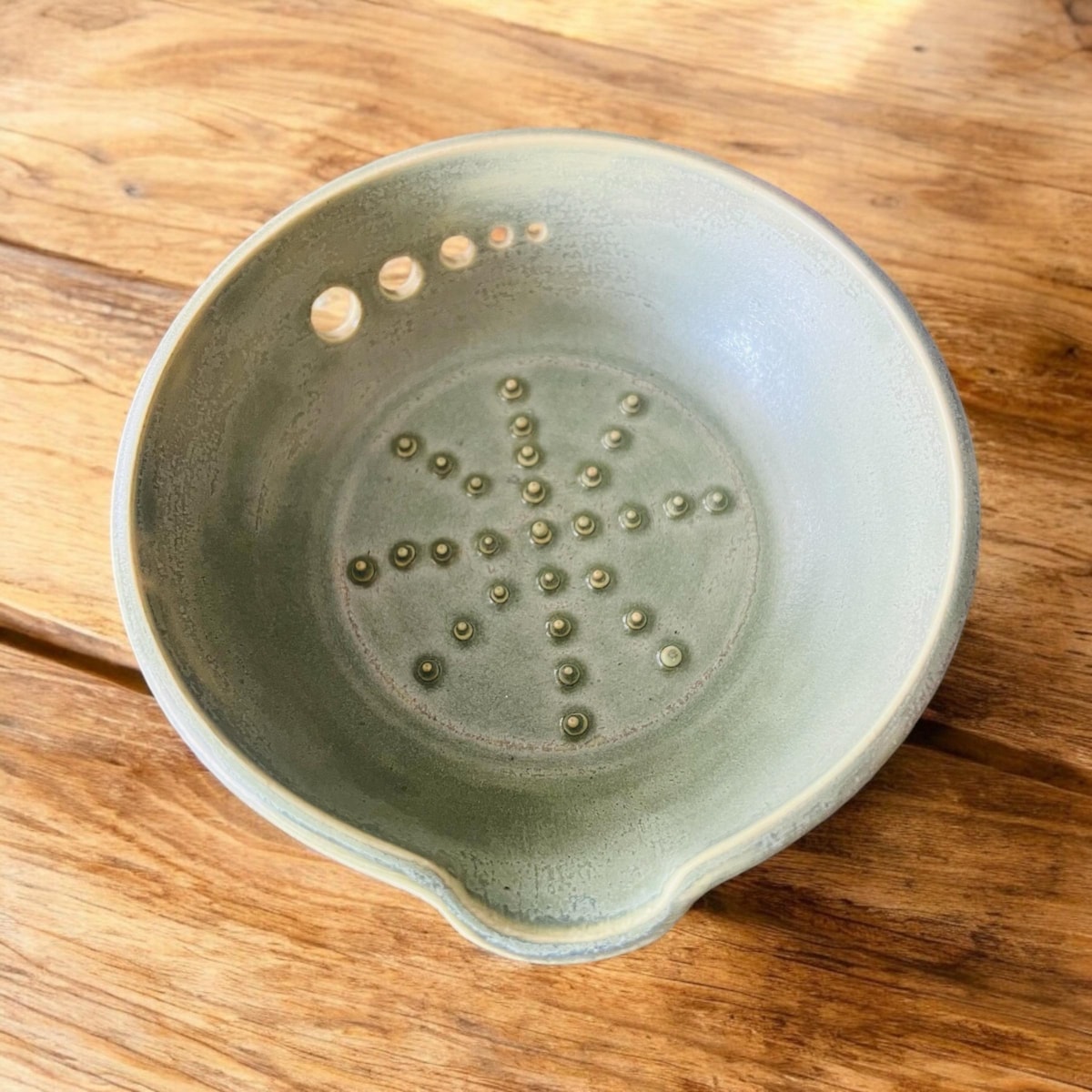 Herb Stripper Garlic Grater Spoon Rest free Shipping Wheel Thrown-handmade-one of a Kind Stoneware - Etsy