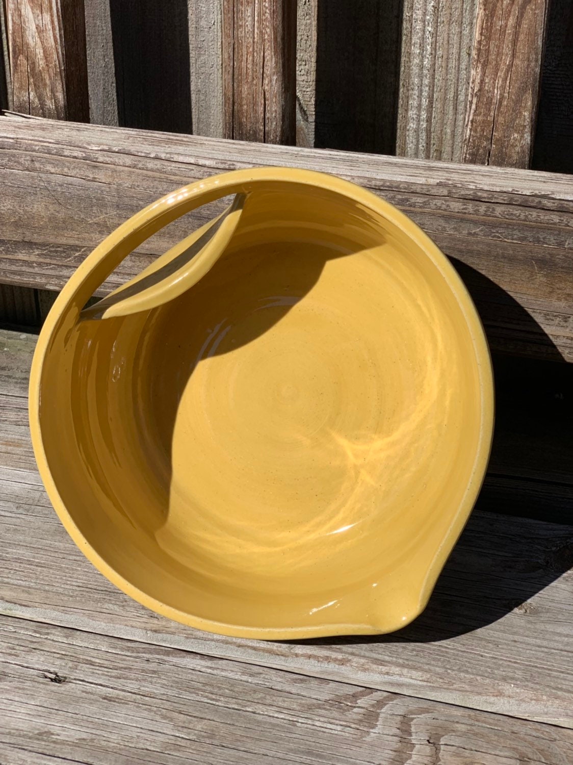 Large, Stoneware, mixing bowl 8 in Free Shipping