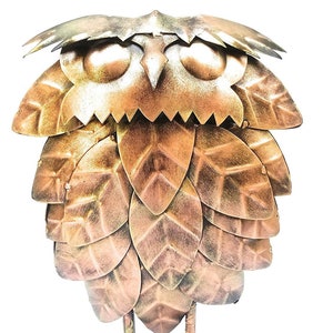 Mohan Jodero Elegant Iron Metal Handicraft Owl Leaf Showpiece