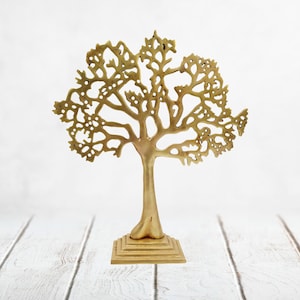 Mohanjodero Elegant Brass Tree of Life/ Tree of Wisdom table top decor for interior design