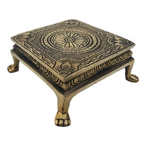 Brass Chowki, Pooja Chowki, Brass Bajot