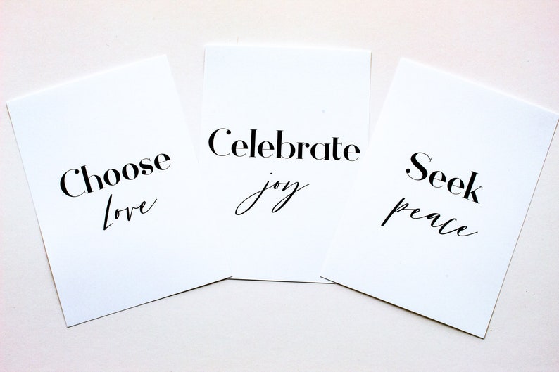 Fruit of the Spirit office wall art prints family Christianity PHYSICAL print faith encouragement housewarming gift nursery home