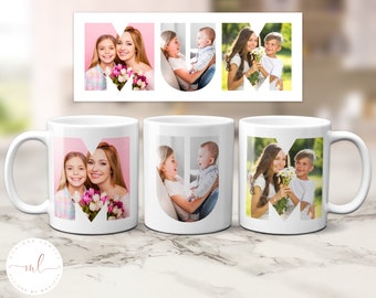 Personalised Mum Photo Collage Mug, Mum Mug, Mum Photo Mug, Mother's Day Mug Gift, Mummy Mug, Mummy Photo Mug, Gift For Mum, Mum Coffee Mug