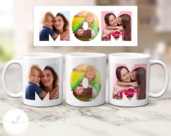 Personalised Mom Photo Collage Mug, Mom Mug, Mother's Day Mug Gift, Mommy Mug, Gift For Mom, Mom Coffee Mug, Photo Mug, Personalized Mom Mug