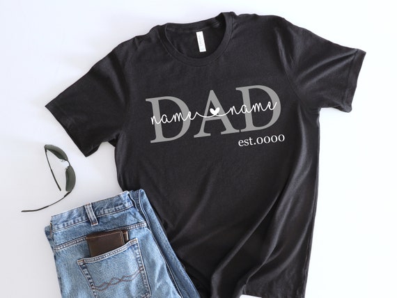 personalised dad t shirts