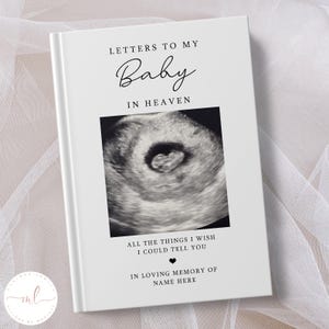 Letters To My Baby In Heaven Notebook, Child Loss Gift, Grief Journal, Baby Memorial Gift, Baby Remembrance Gift, Parents Grieving Gift