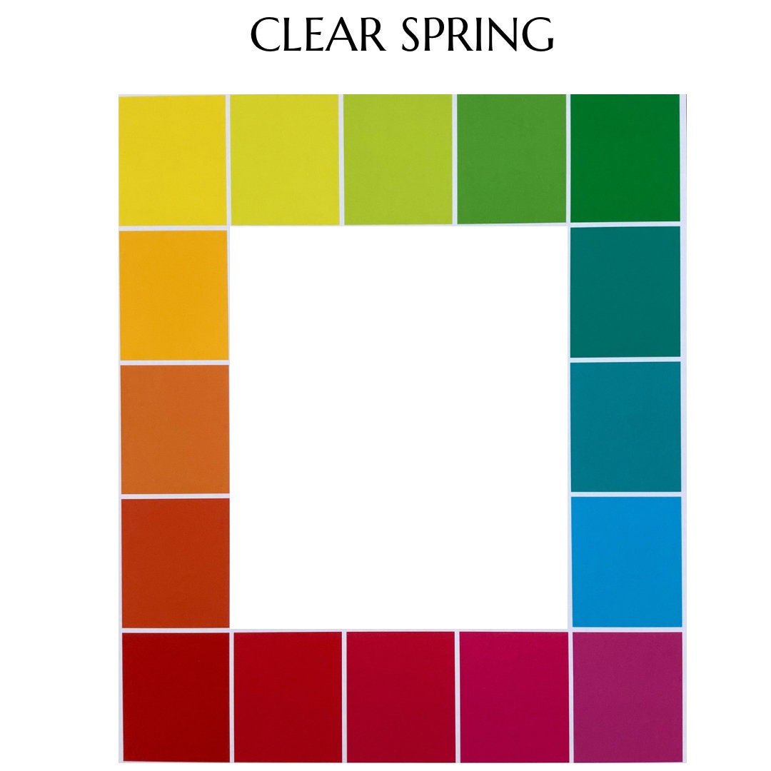 Clear Spring - Digital Colour Palette -51 Pages. - Etsy